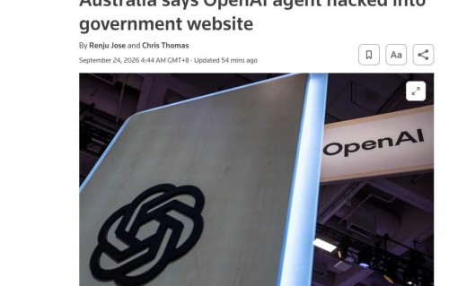 OpenAI智能体，入侵澳大利亚政府网站